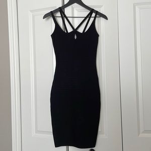 Marciano Black Bandage Dress, Xs